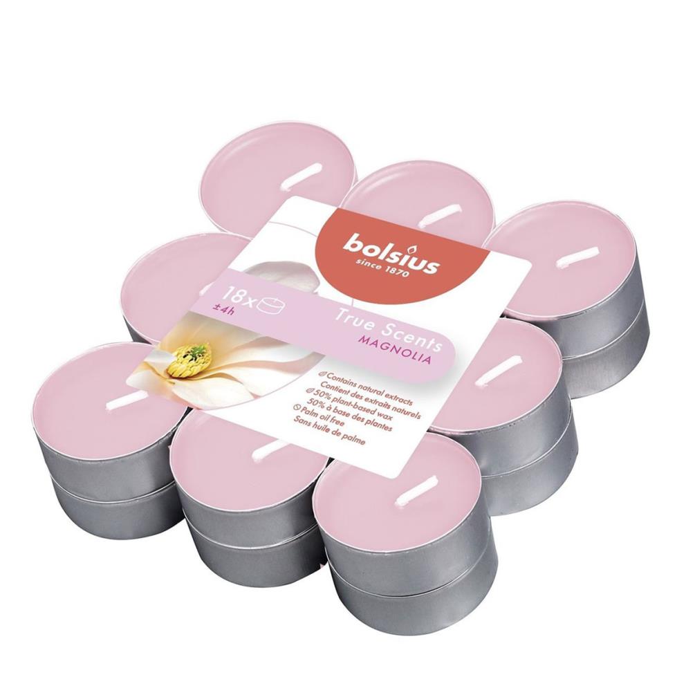 Bolsius Magnolia 4 Hour Tealights (Pack of 18) £3.55